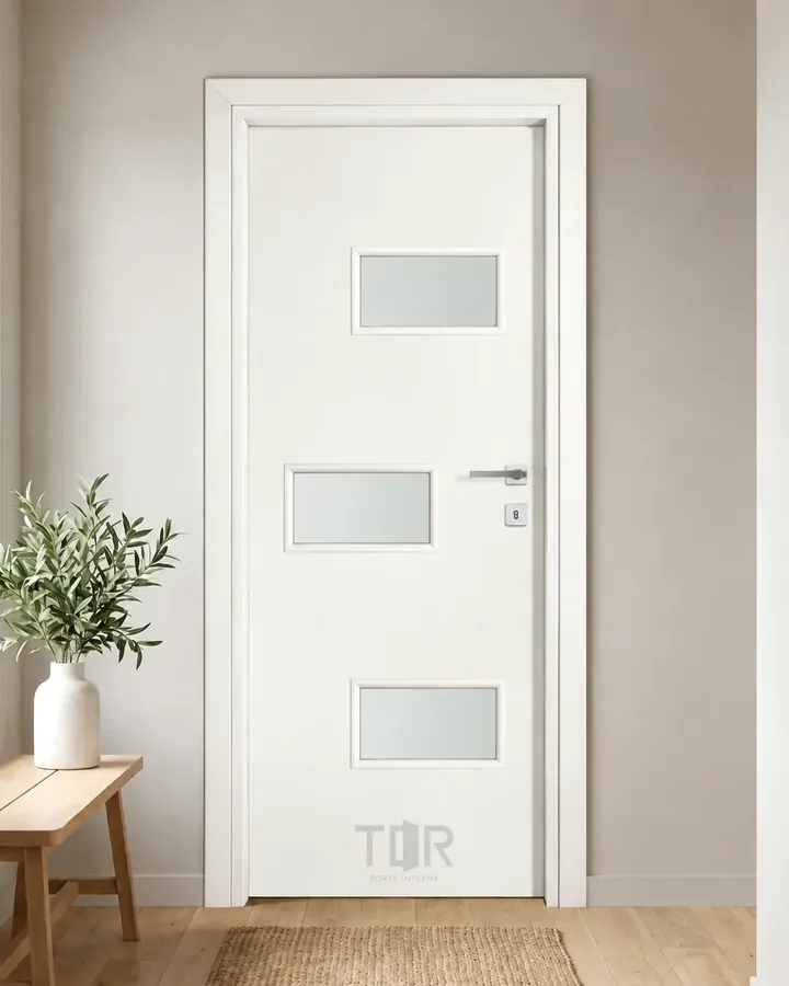 Porta interna laminata TOR-87 in Bianco