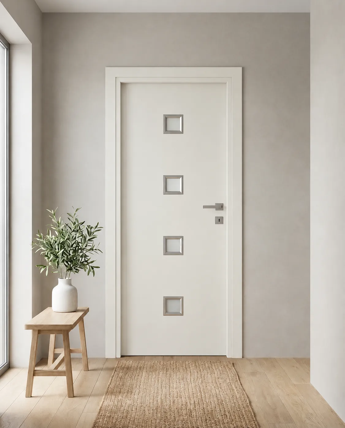 Porta interna laminata TOR-88 in Bianco