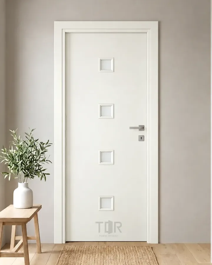 Porta interna laminata TOR-88 in Bianco