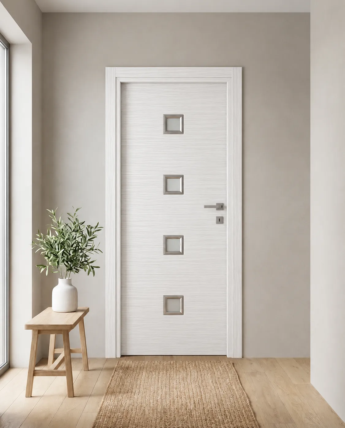 Porta interna laminata TOR-88 in Bianco Matrix