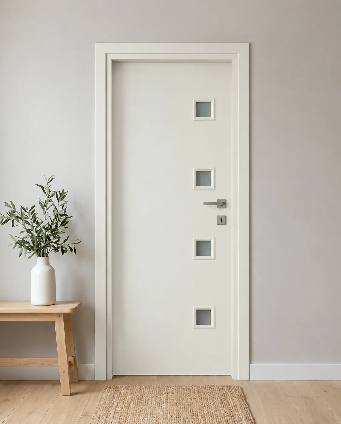 Porta interna laminata TOR-89 in Bianco