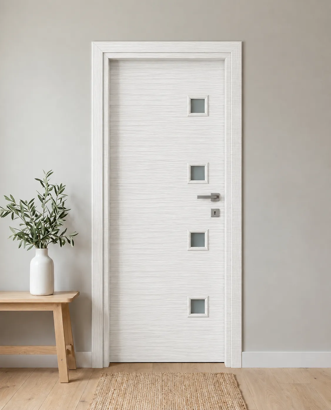 Porta interna laminata TOR-89 in Bianco Matrix