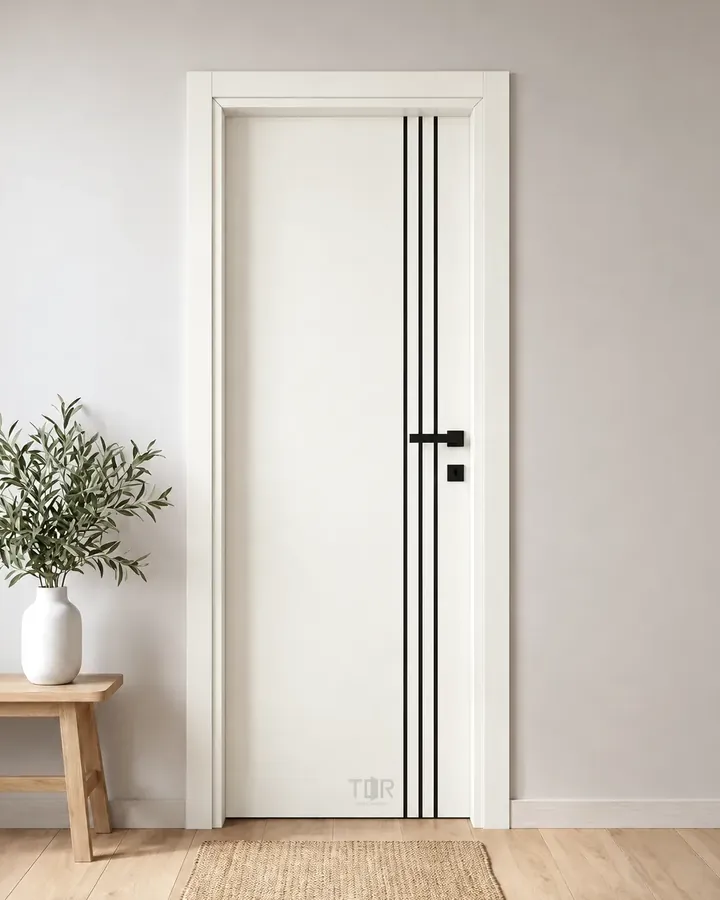 Porta interna laminata TOR-91 in Bianco