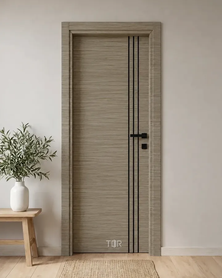 Porta interna laminata TOR-91 in Paliss Grey