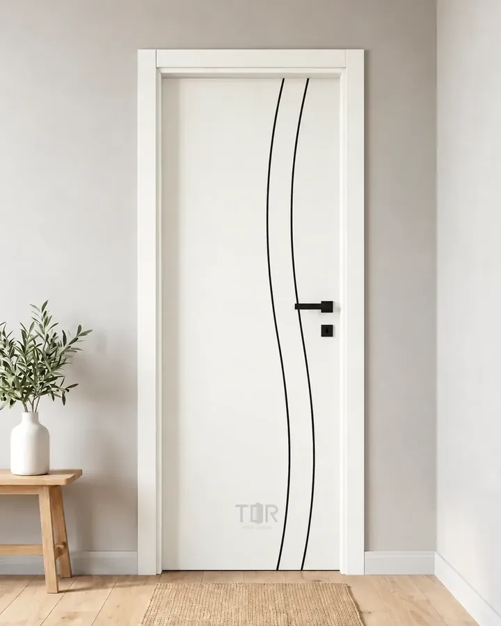 Porta interna laminata TOR-92 in Bianco